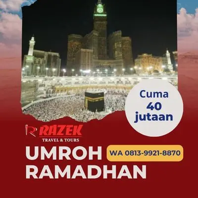 Berapa Hari Umroh Ramadhan 2024 Bersama Razek? Harga Promo Nagreg